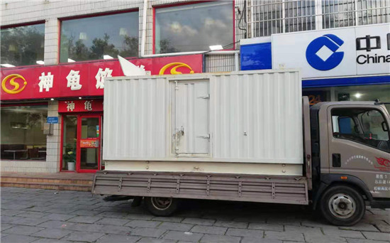 玉溪出租发电机施工案例